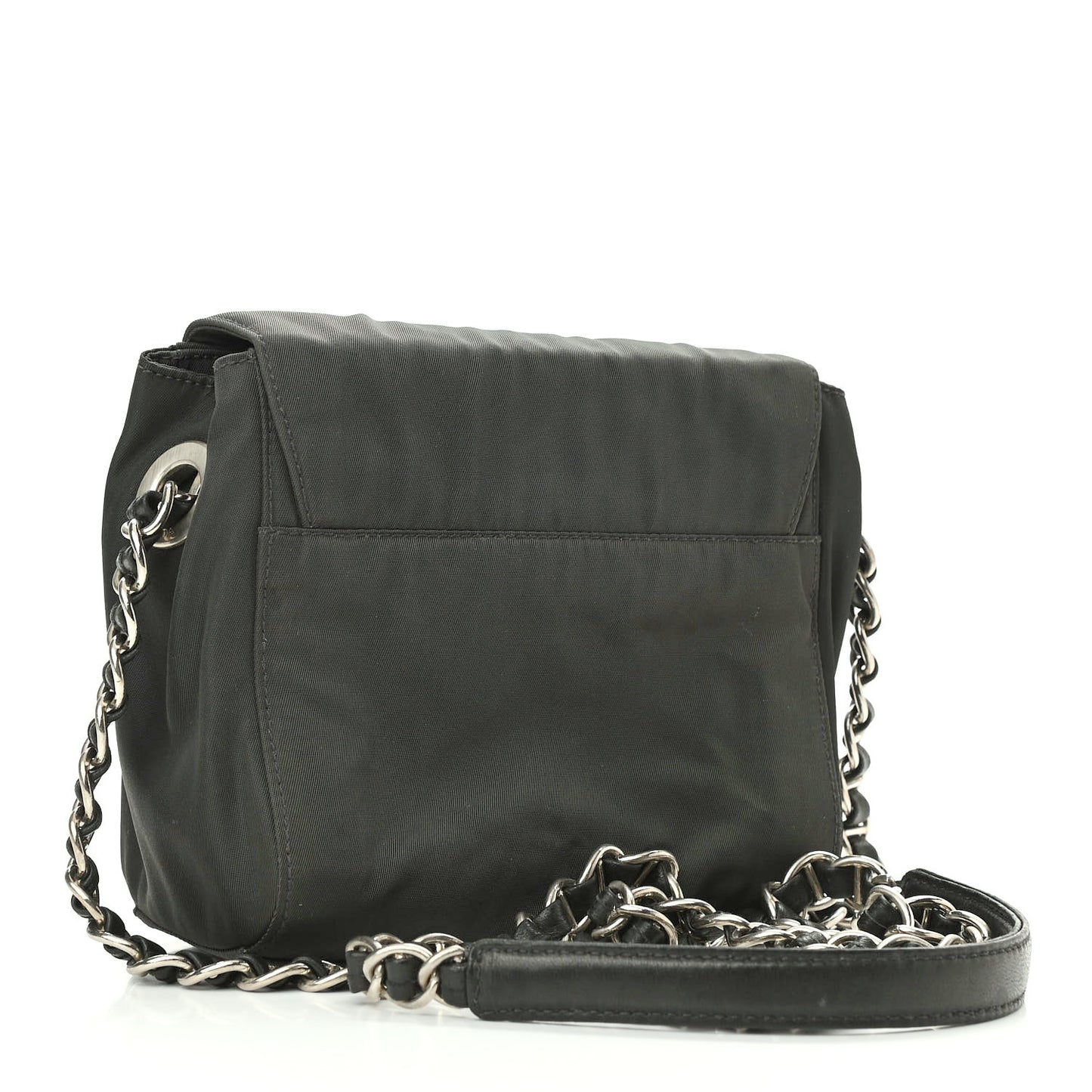 Nylon Messenger Bag Green