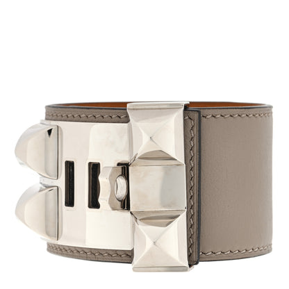 Hermes Swift Collier de Chien CDC Bracelet Gris Asphalte 2 of 3