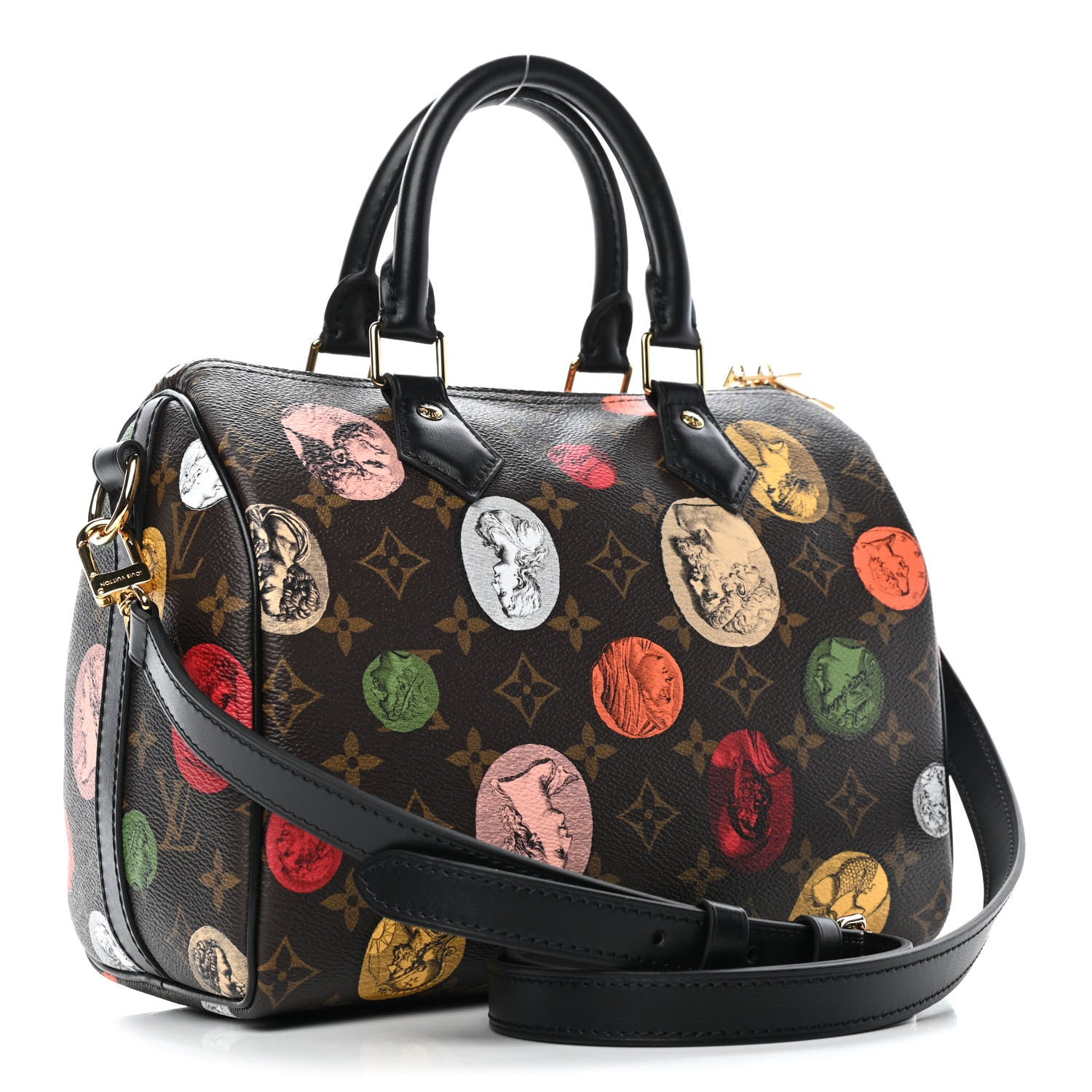 Louis Vuitton X FORNASETTI Monogram Cameo Speedy Bandouliere 25 2 of 4