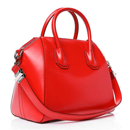 Givenchy Shiny Lord Calfskin Small Antigona Medium Red 2 of 4
