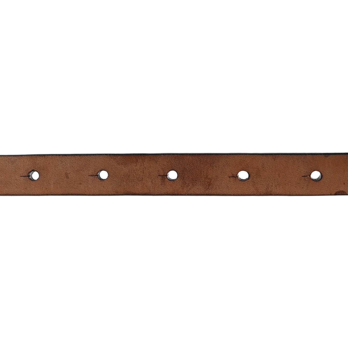 Calfskin Horsebit Skinny Belt 70 28 Black