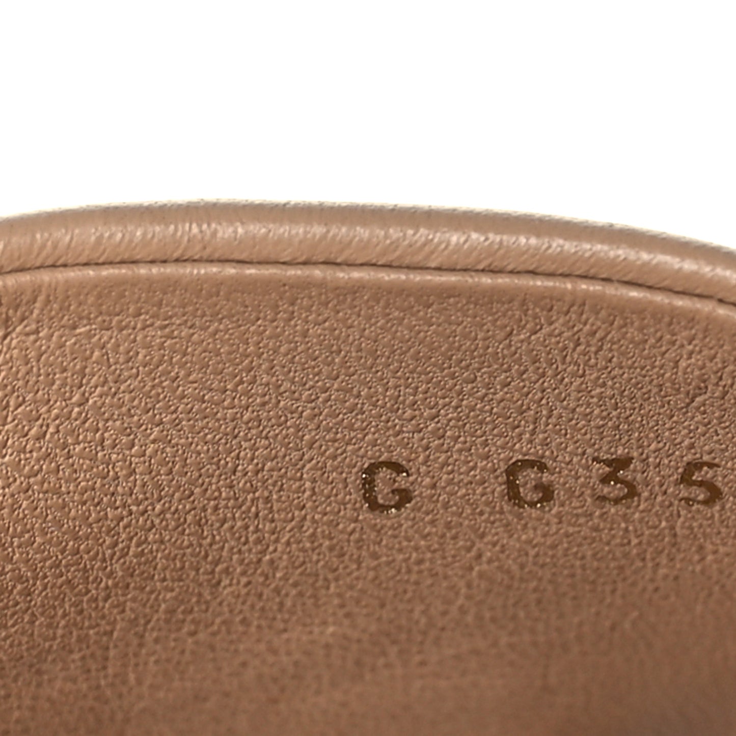 Lambskin Enamel CC Mules 36 Beige