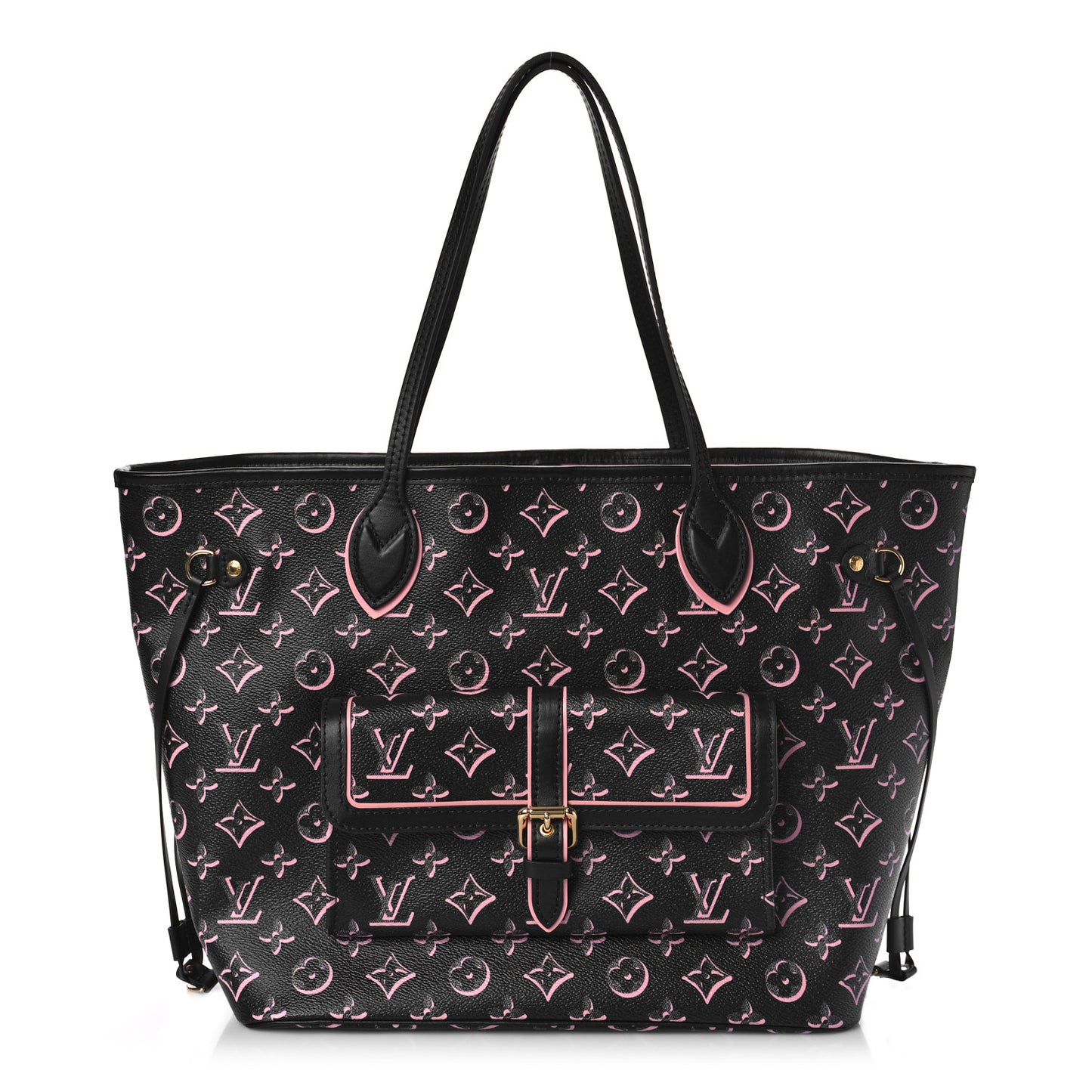 Monogram Fall For You Neverfull MM Black