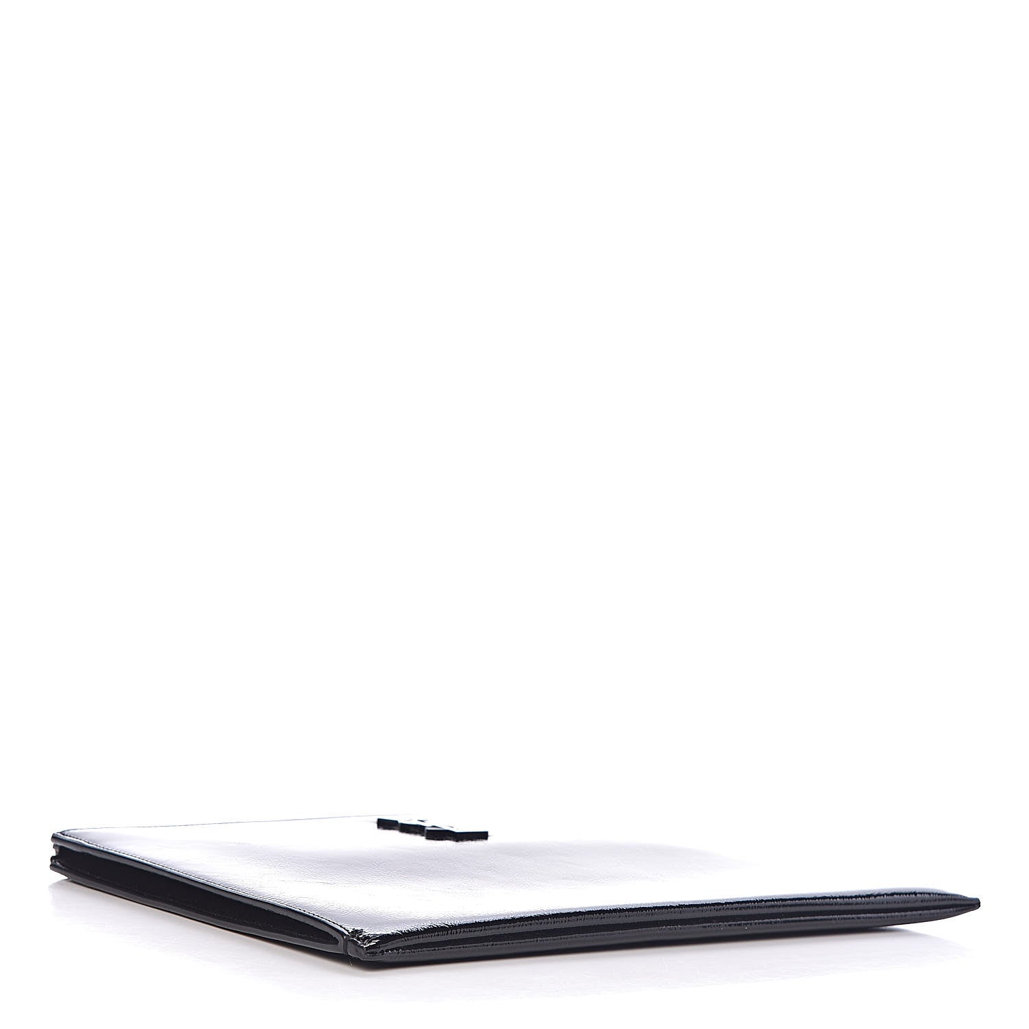 Saint Laurent Texturized Patent Monogram iPad Case Black 4 of 8