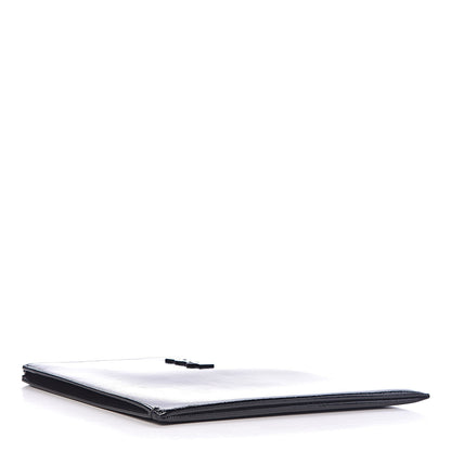 Saint Laurent Texturized Patent Monogram iPad Case Black 4 of 8