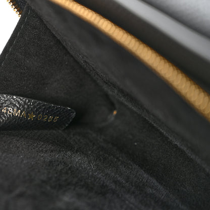 Christian Dior Grained Calfskin Caro Double Pouch Black 7 of 11