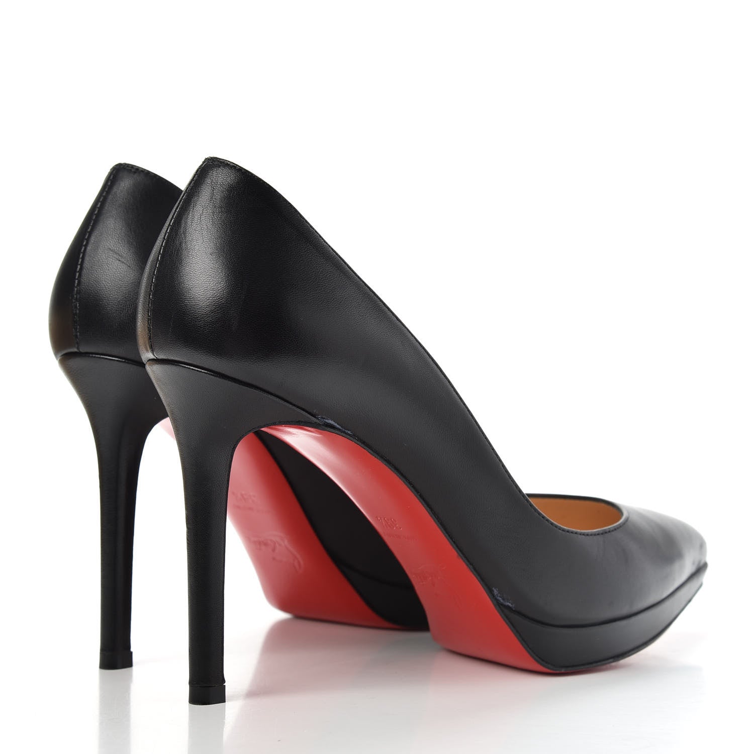 Christian Louboutin Shiny Nappa Pigalle Plato 100 Pumps 39.5 Black 4 of 10