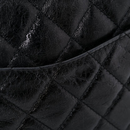 Chanel Metallic Aged Calfskin Quilted 2.55 Reissue 227 Flap So Black 15 of 20