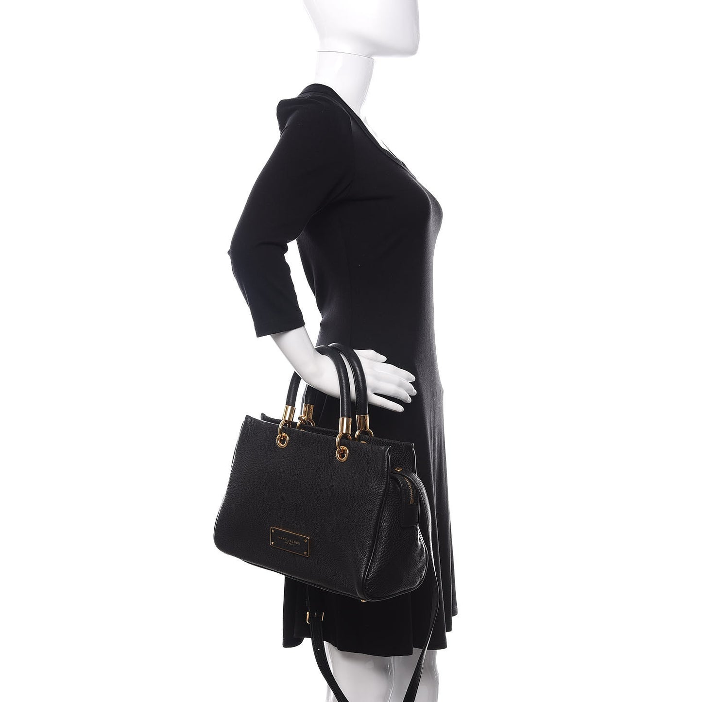 Calfskin Top Handle Black