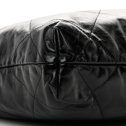 Chanel Shiny Calfskin Quilted Chanel 22 Black 10 of 12