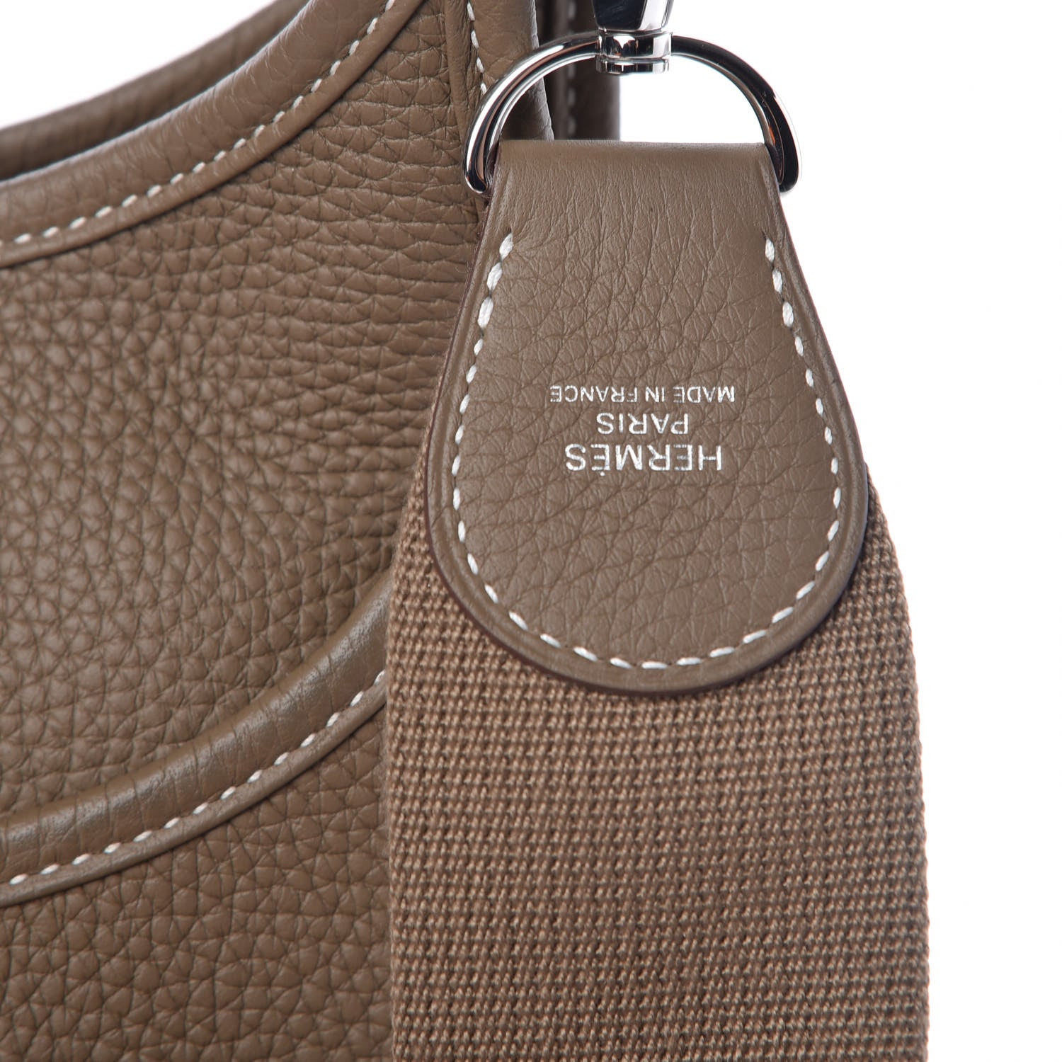 Hermes Taurillon Clemence Evelyne III PM Etoupe 8 of 11
