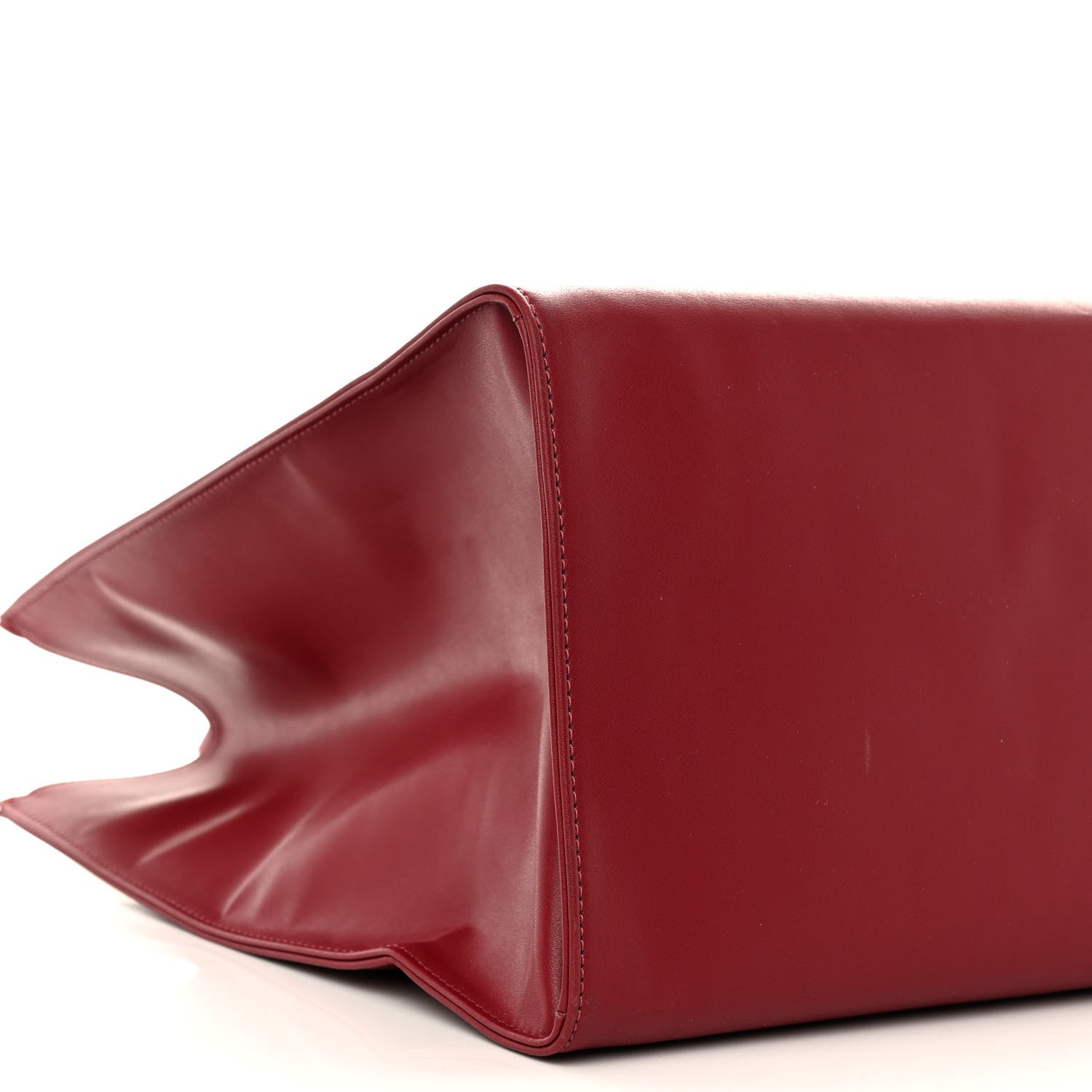 Telfar Vegan Leather Large Shopping Bag Oxblood 10 of 11