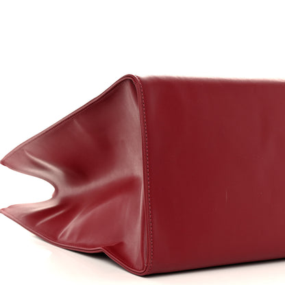Telfar Vegan Leather Large Shopping Bag Oxblood 10 of 11