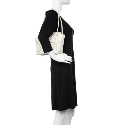 Bottega Veneta Calfskin Maxi Intrecciato Small Arco Bianco 2 of 11