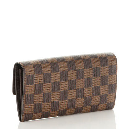 Louis Vuitton Damier Ebene Sarah Wallet 3 of 7