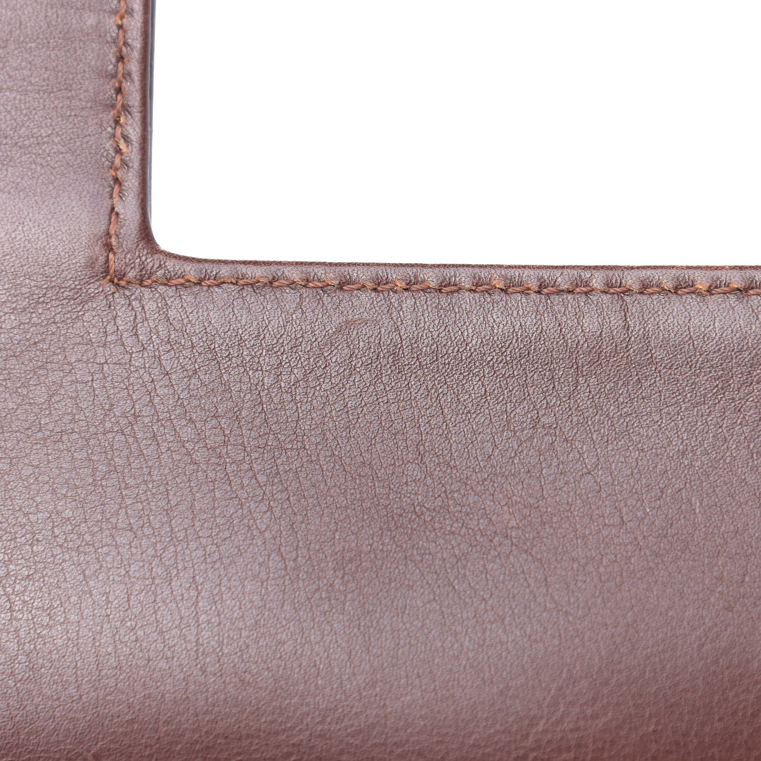 Chanel Calfskin Logo Shoulder Bag Brown 13 of 23