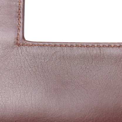 Chanel Calfskin Logo Shoulder Bag Brown 13 of 23