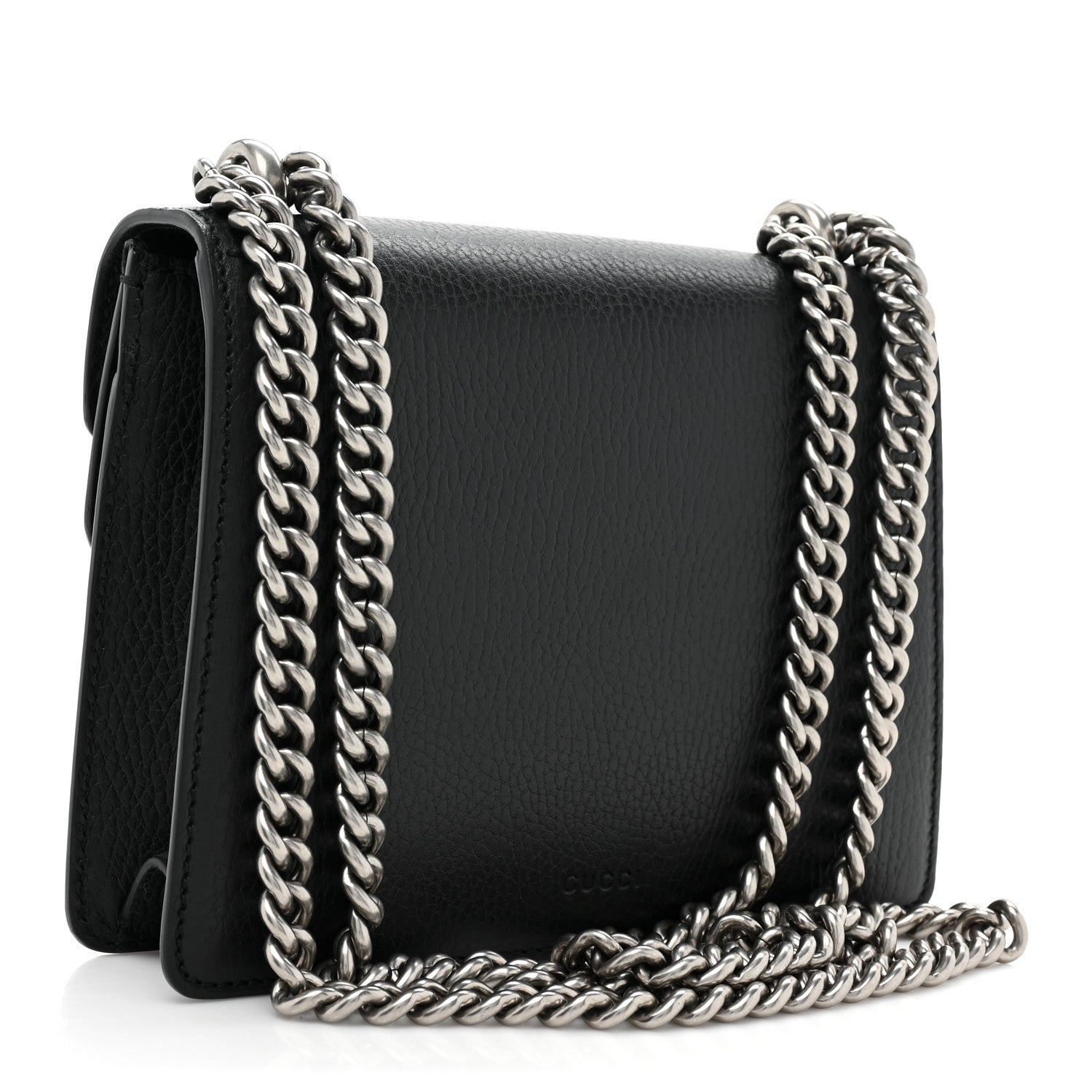 Gucci Calfskin Mini Dionysus Shoulder Bag Black 3 of 9