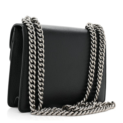 Gucci Calfskin Mini Dionysus Shoulder Bag Black 3 of 9