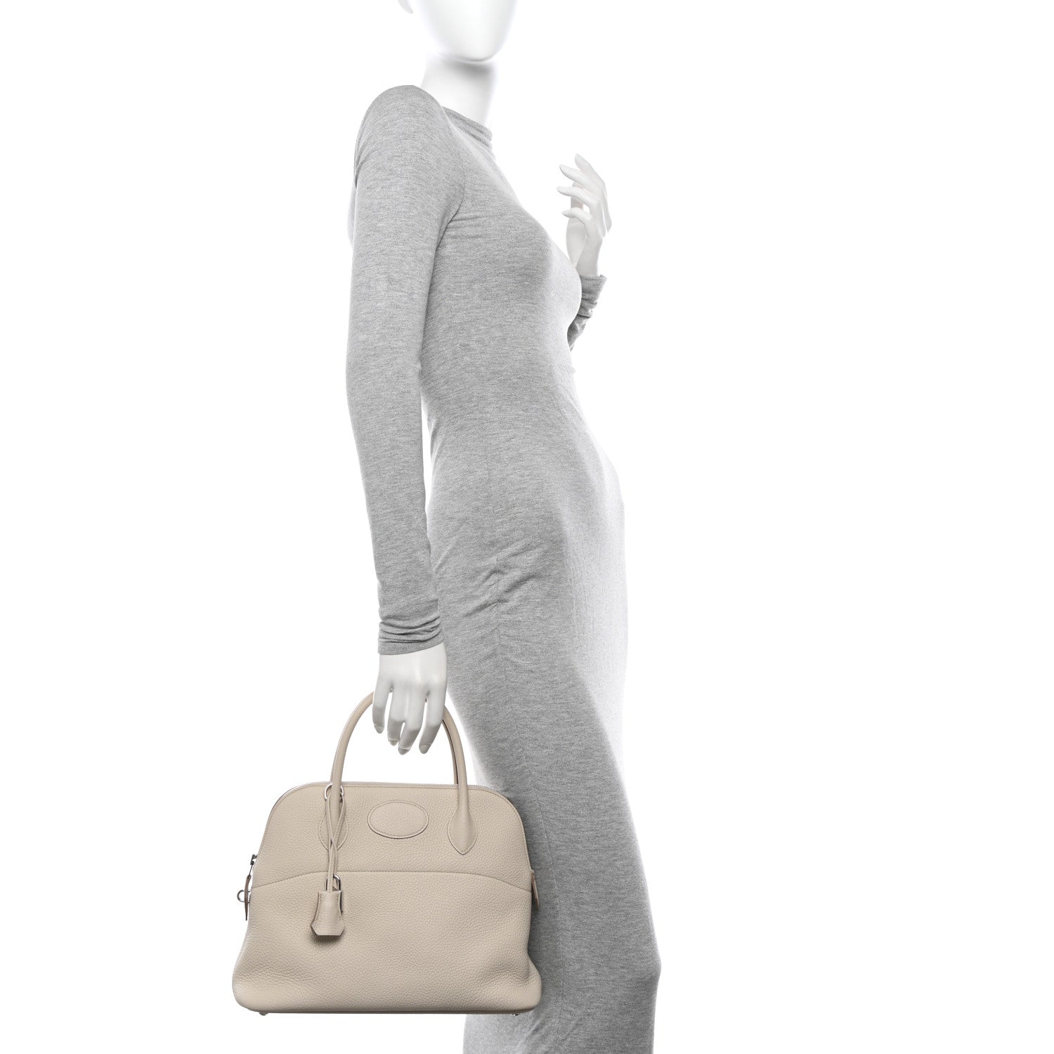 Hermes Taurillon Clemence Bolide 31 Craie 2 of 11