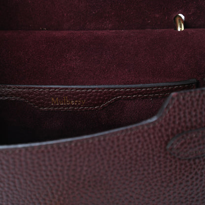 Mulberry Small Classic Grain Amberley Satchel Oxblood 8 of 9