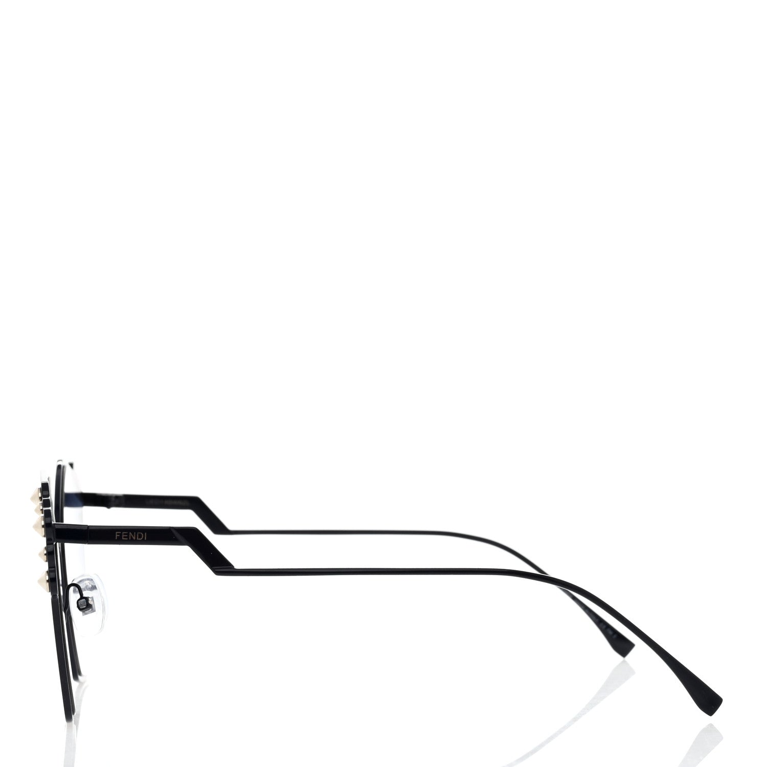 Fendi Geometric Dots Sunglasses FF 0261/S Dark Blue 3 of 8