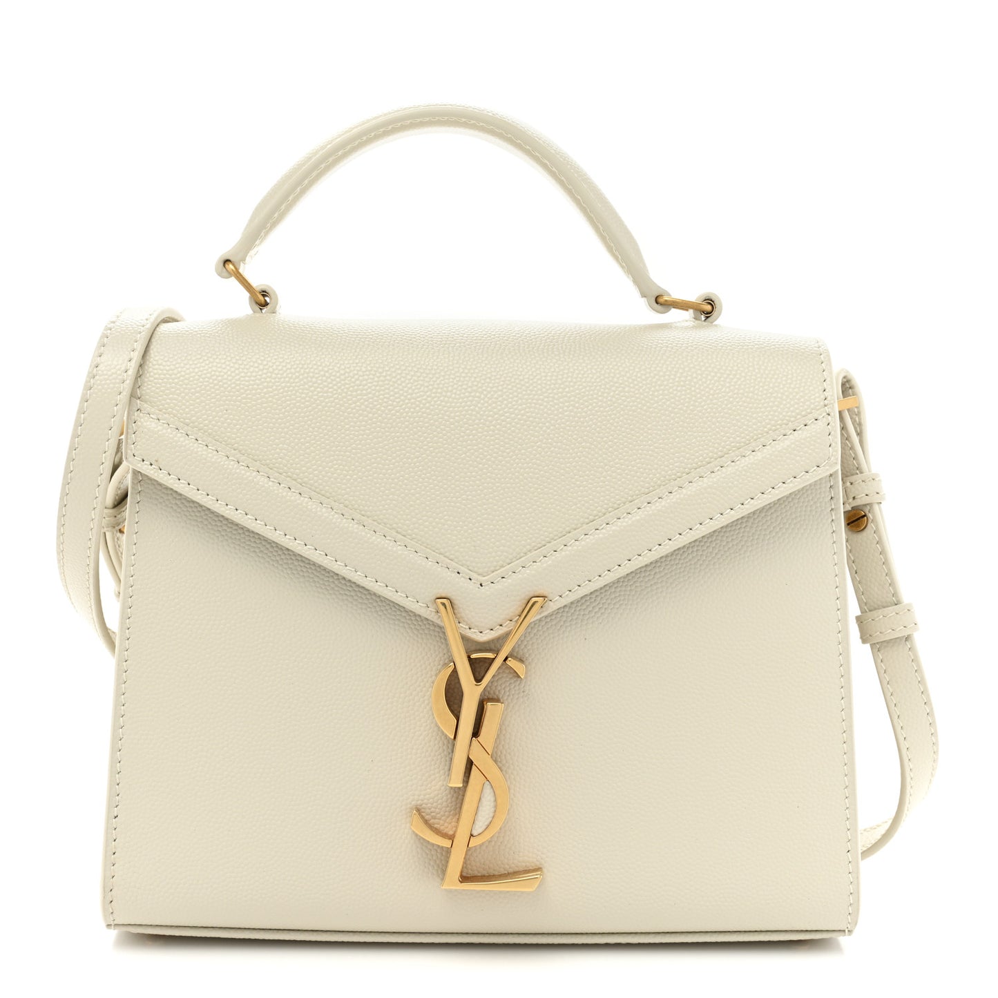 Grain de Poudre Mini Classic Monogram Cassandra Top Handle Vintage White