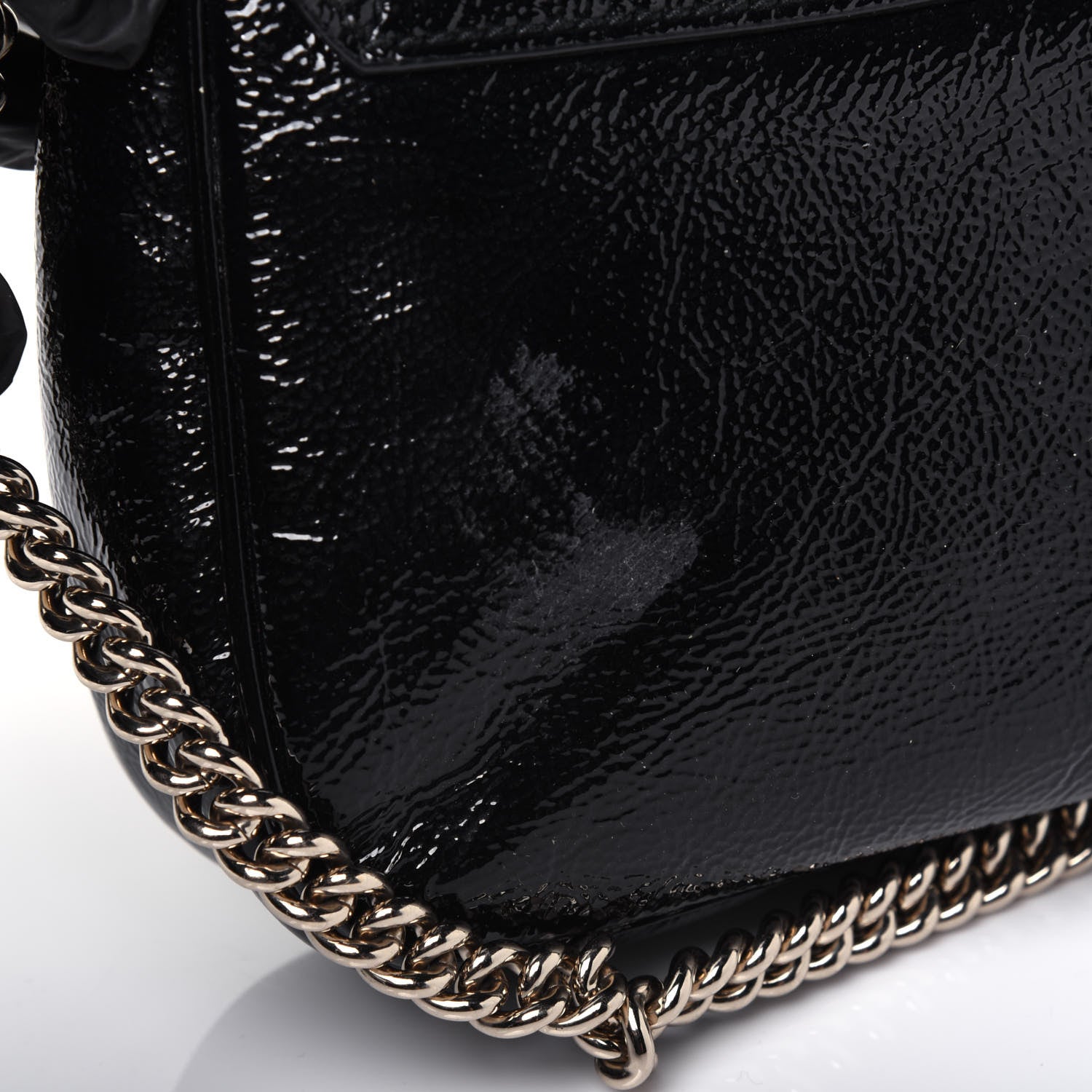 Gucci Patent Medium Soho Flap Crossbody Black 13 of 14