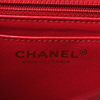 Chanel Aged Calfskin Quilted 2.55 Reissue Mini Flap Red 6 of 11