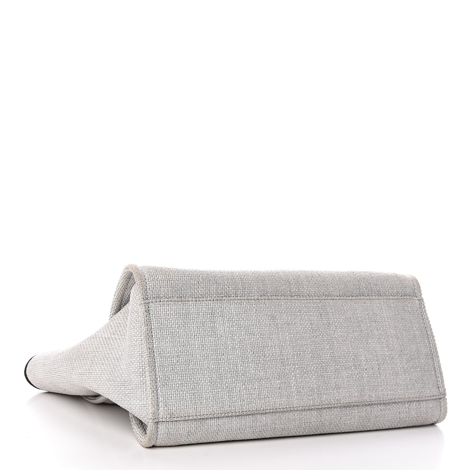 Chanel Canvas Deauville Large Tote Grey 4 of 10