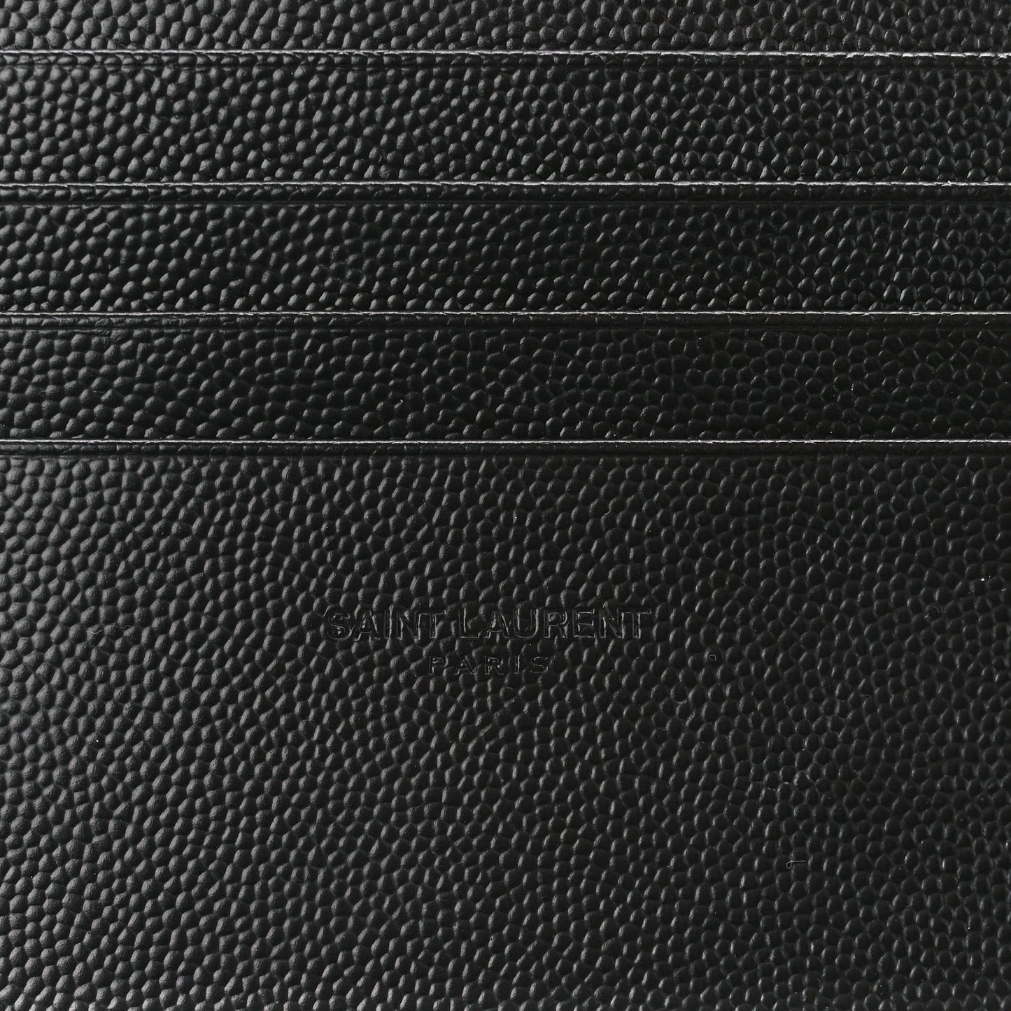 Grain De Poudre Chevron Monogram Large Bill Pouch Black