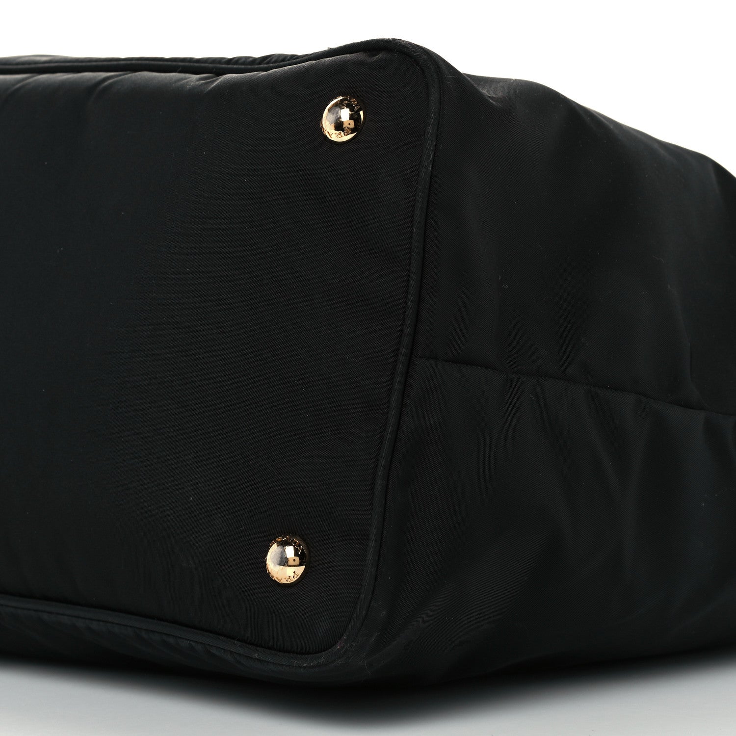 Prada Tessuto Nylon Saffiano Tote Black 11 of 13