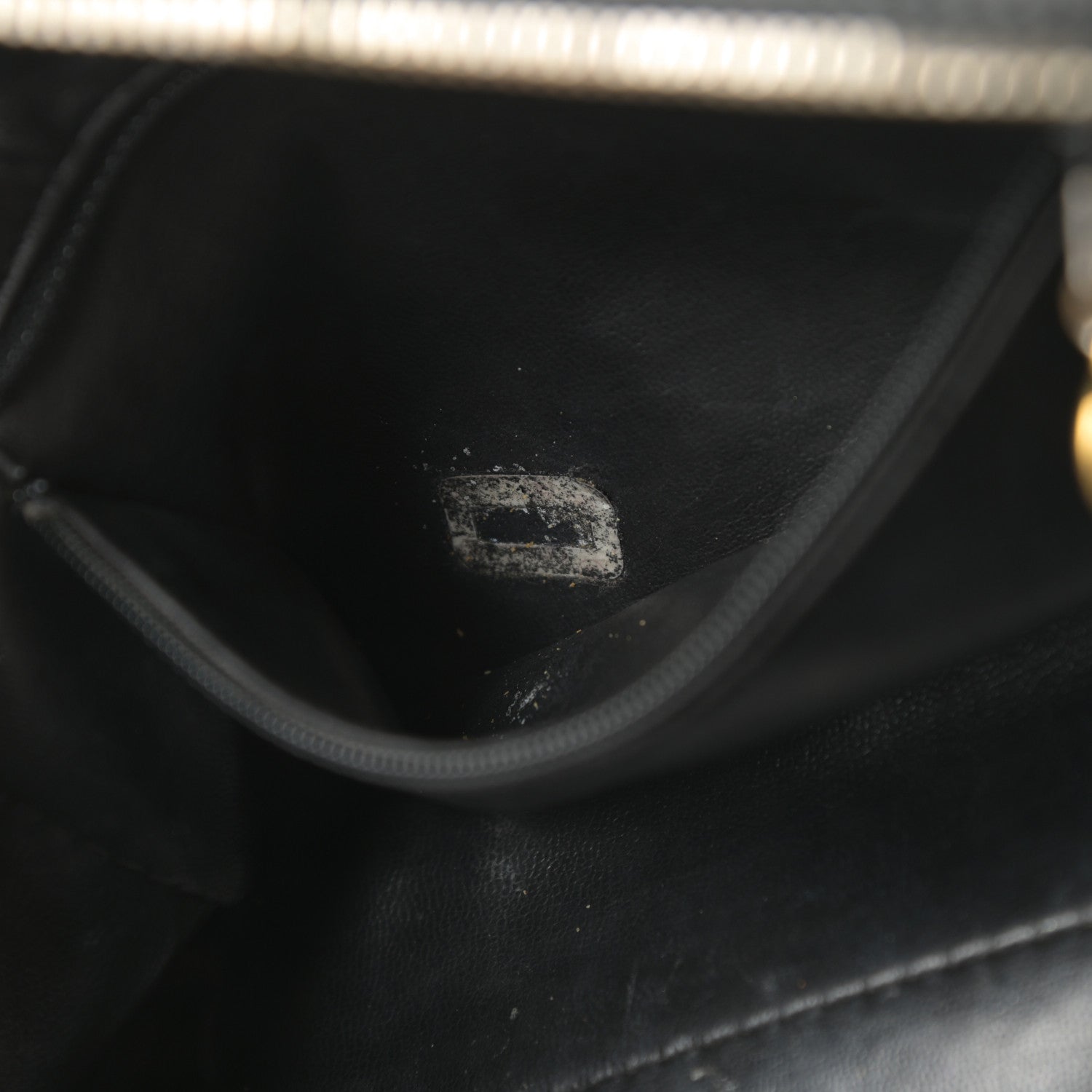 Chanel Caviar Timeless CC Cosmetic Pouch Bag Black 8 of 15