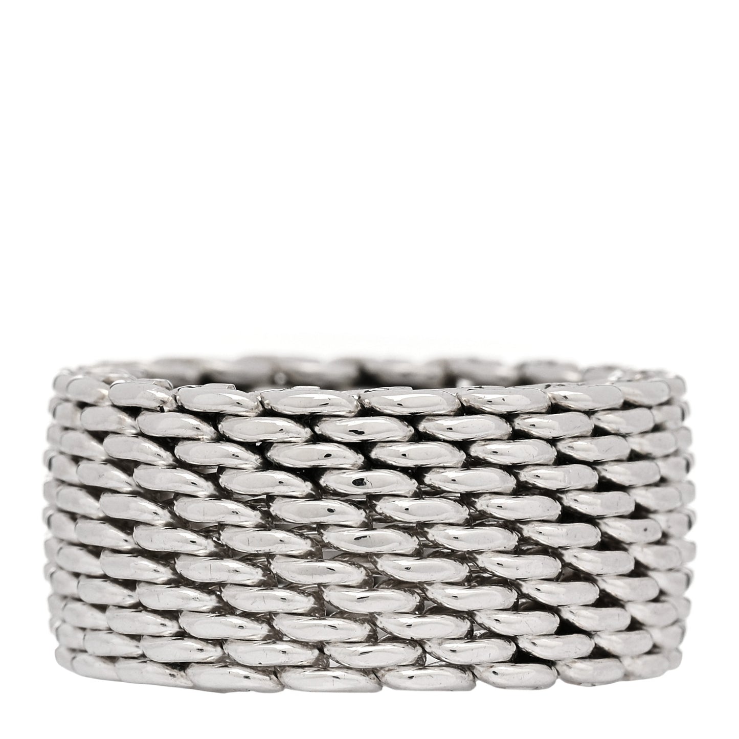 Sterling Silver Somerset Mesh Ring 51 5.75
