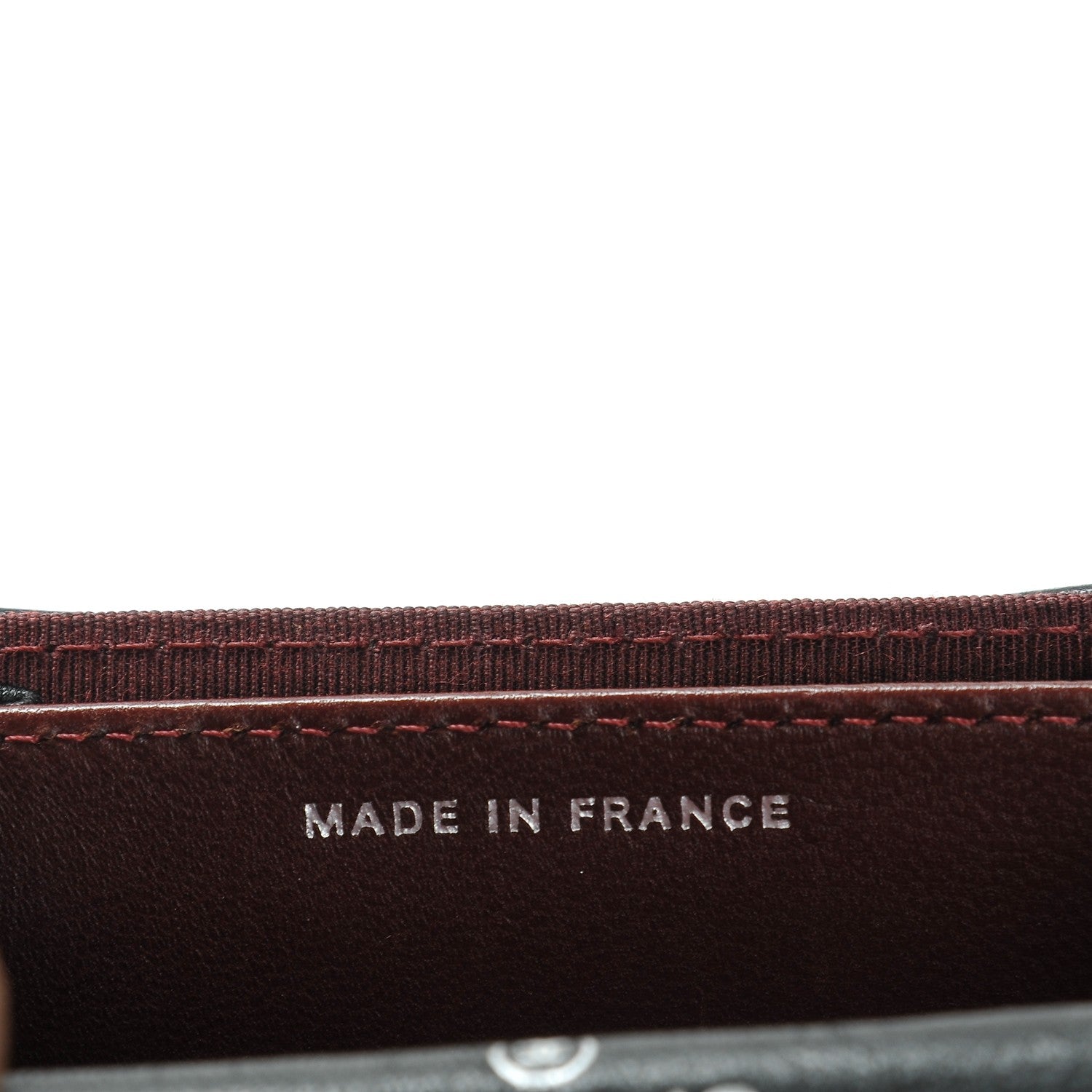 Chanel Lambskin Quilted Flap Card Holder Wallet Black 7 of 9