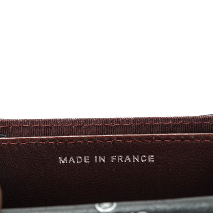Chanel Lambskin Quilted Flap Card Holder Wallet Black 7 of 9