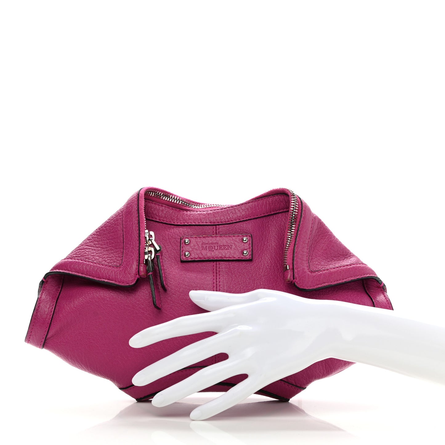 Calfskin De Manta Clutch Pink