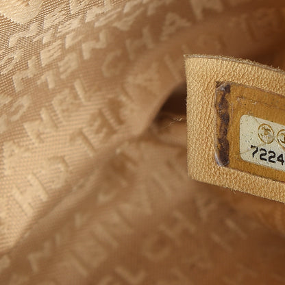Chanel Suede Square Stitched Mademoiselle Shoulder Bag Beige 7 of 17