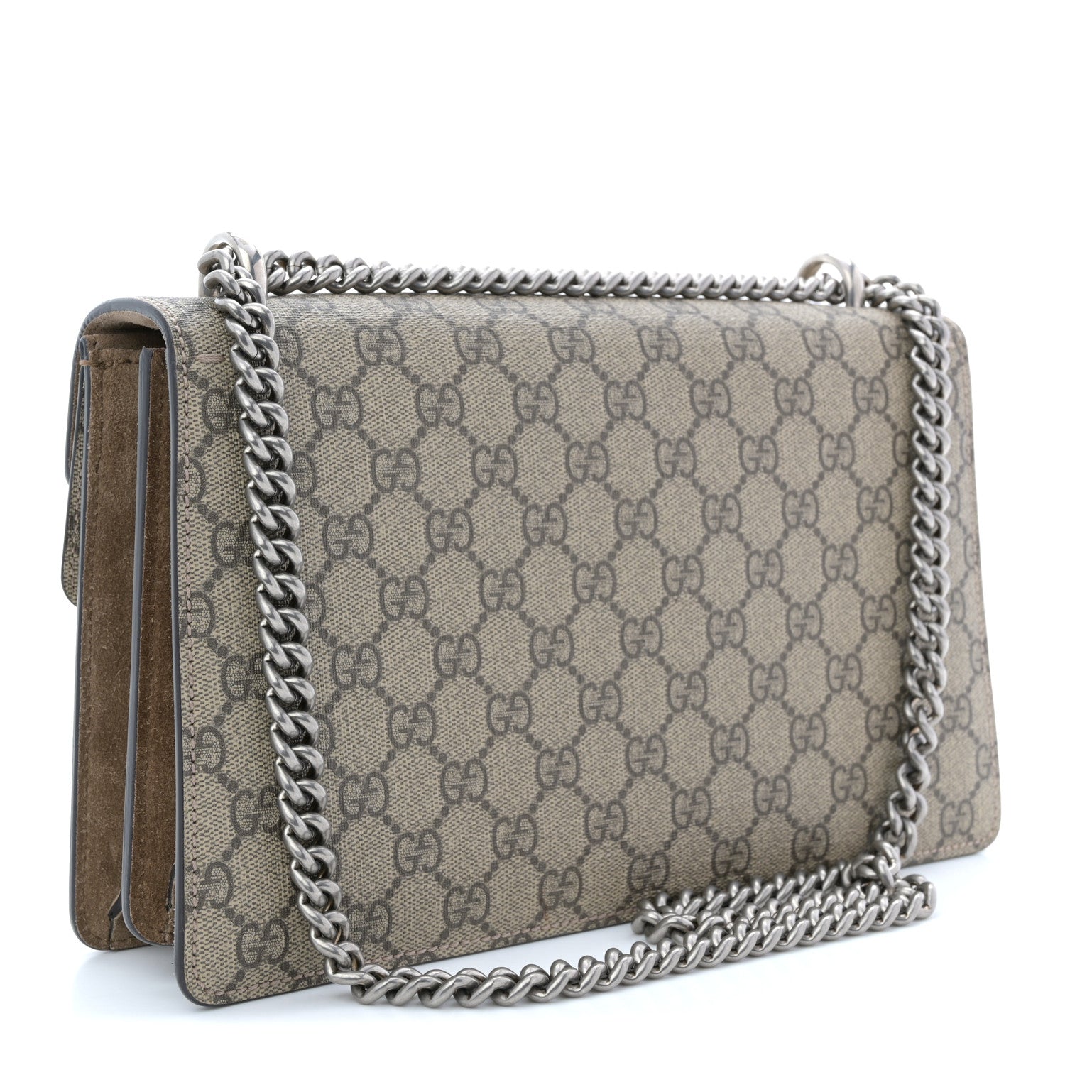 Gucci GG Supreme Monogram Small Dionysus Shoulder Bag Taupe 3 of 11
