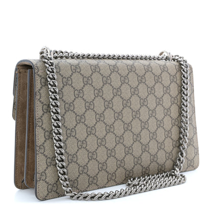 Gucci GG Supreme Monogram Small Dionysus Shoulder Bag Taupe 3 of 11