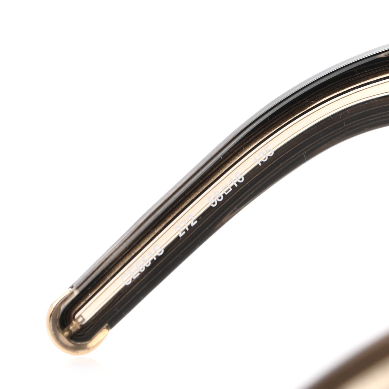 Chloe Oversized Round Sunglasses CE651S Gold 7 of 8
