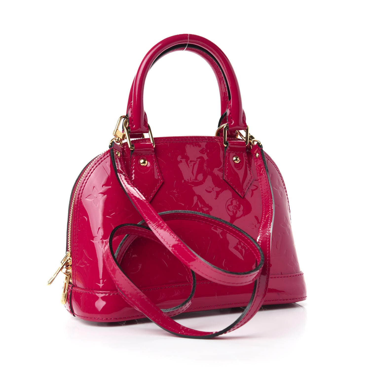 Louis Vuitton Vernis Alma BB Rose Indien 3 of 10