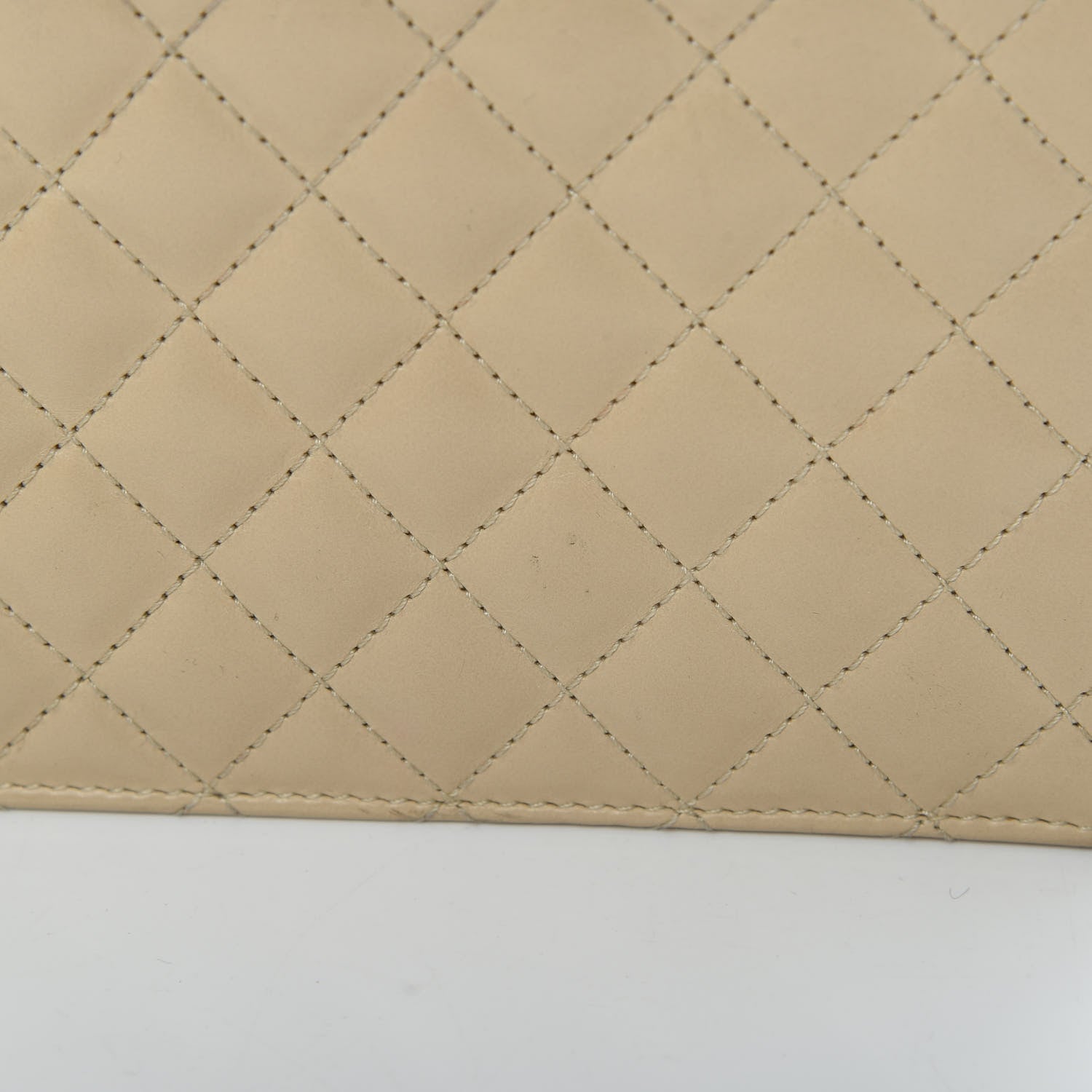 Chanel Calfskin Quilted Small Ballerine Flap Beige Black 13 of 16