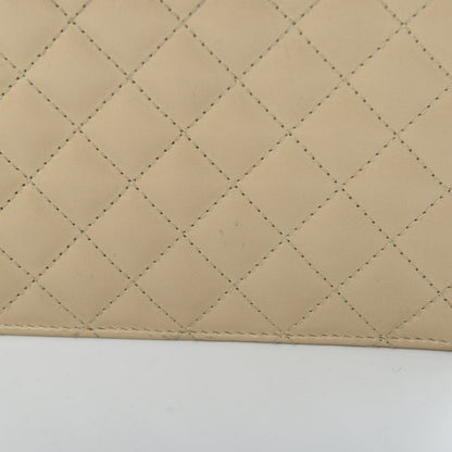 Chanel Calfskin Quilted Small Ballerine Flap Beige Black 13 of 16
