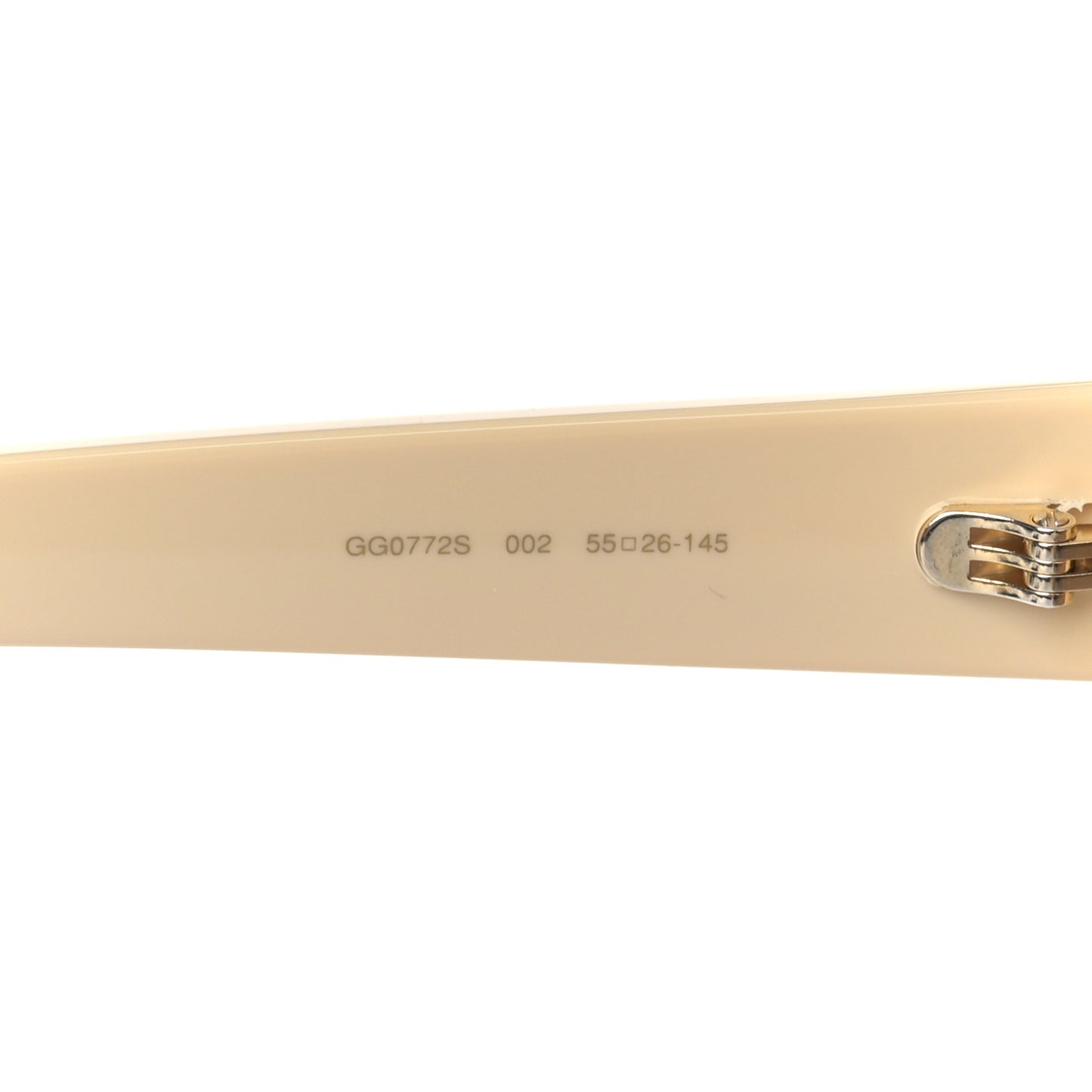 Acetate Square Sunglasses GG0772S White