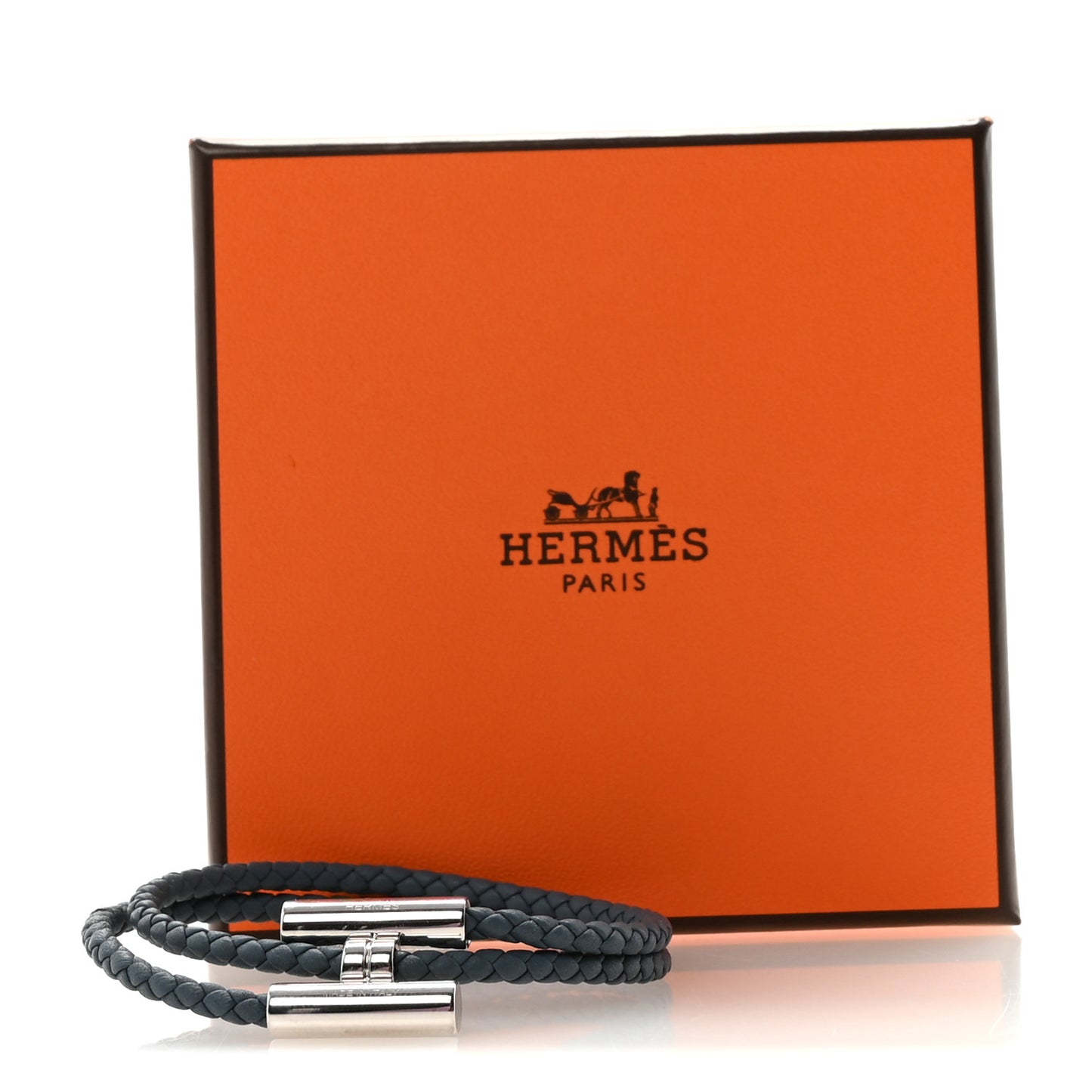Swift Double Wrap Cord Tournis Tresse Bracelet T3 Bleu Tempete