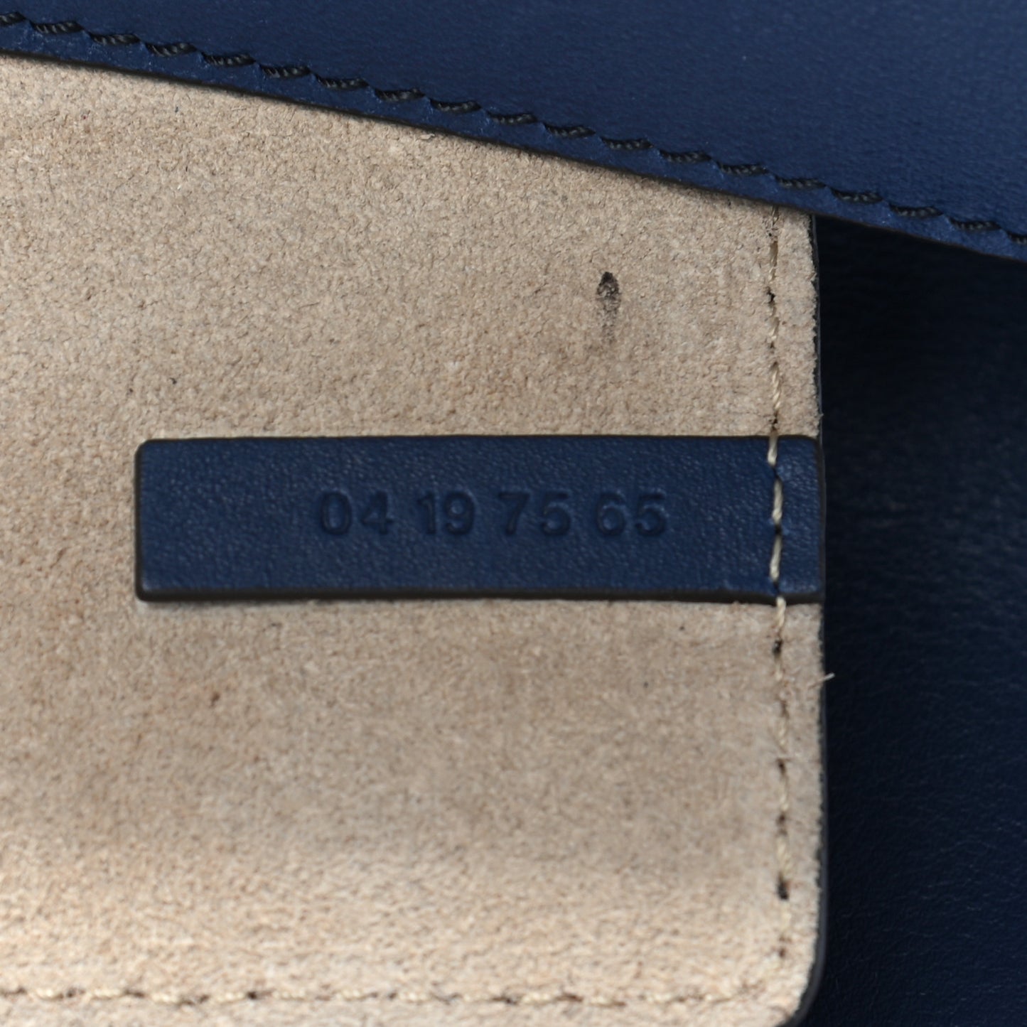 Suede Calfskin Mini Faye Shoulder Bag Majesty Blue