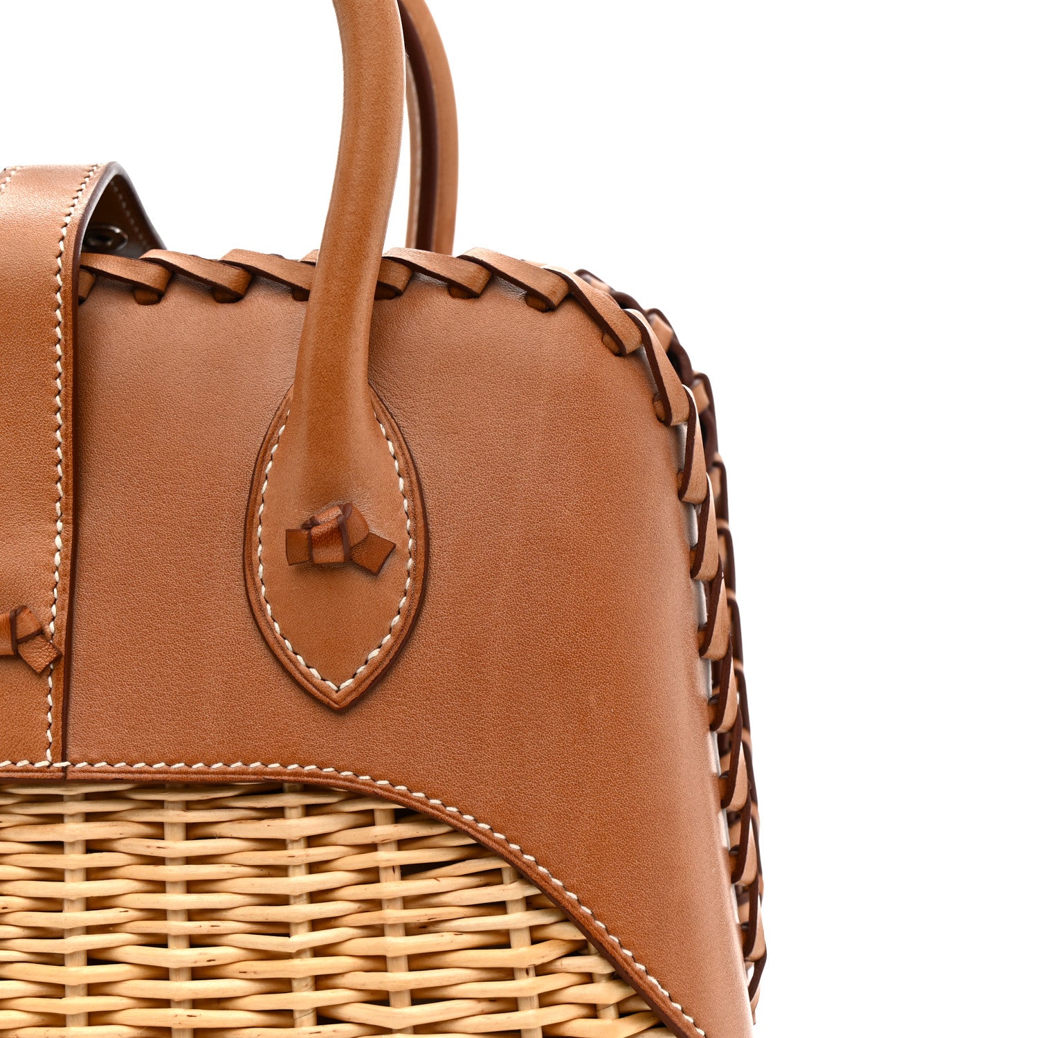 Hermes Wicker Osier Barenia Picnic Bolide Natural Fauve 13 of 14