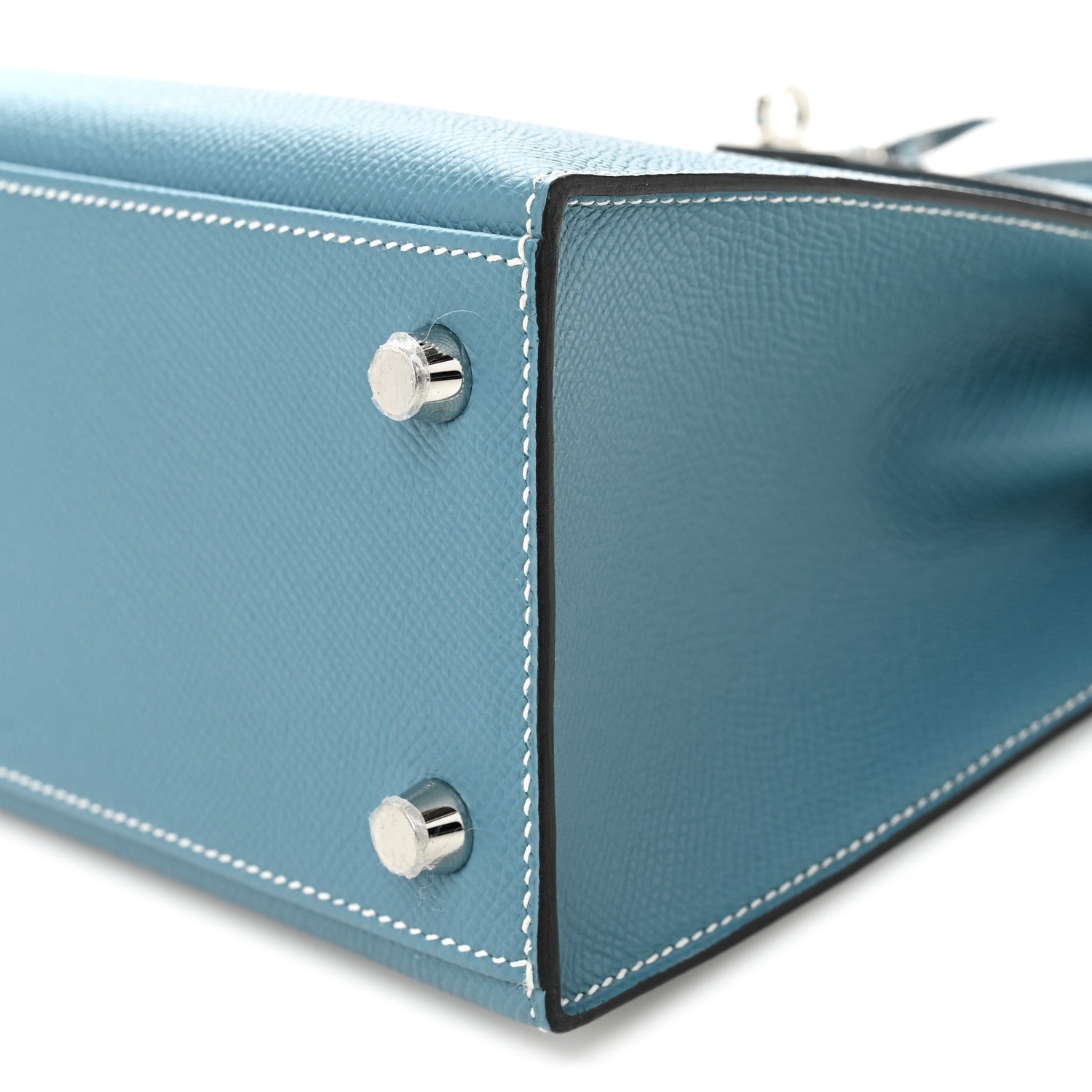 Hermes Epsom Kelly Sellier 25 New Blue Jean 10 of 11