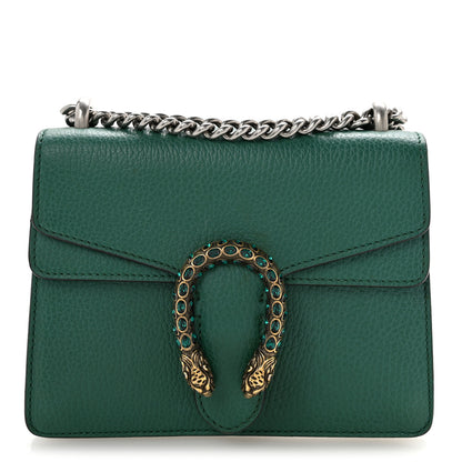Gucci Calfskin Mini Dionysus Shoulder Bag Emerald 1 of 12